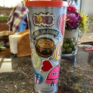 STARBUCKS 2018 Dream In Color Tumbler Sticker Patches 24oz Venti Cup Coffee